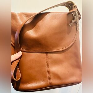 Vintage Coach 4115 Whitney Flap Crossbody Bag British tan